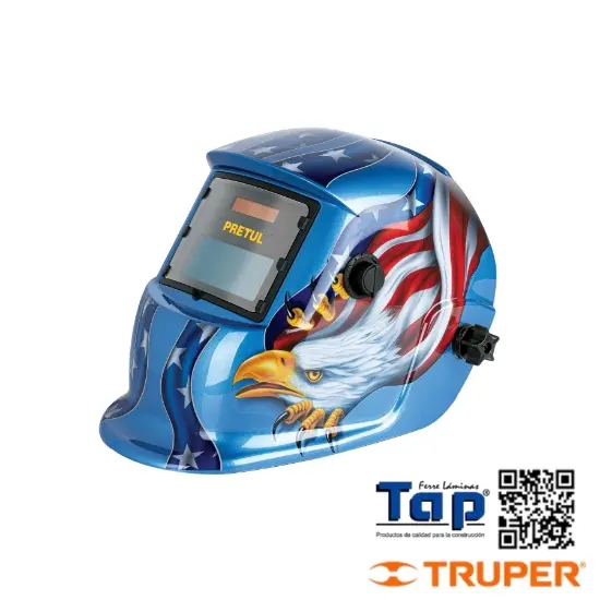 Imagen de CARETA ELECTRO. SOLDAR AGUILA SOMBRA 9 A 13 PRETUL
