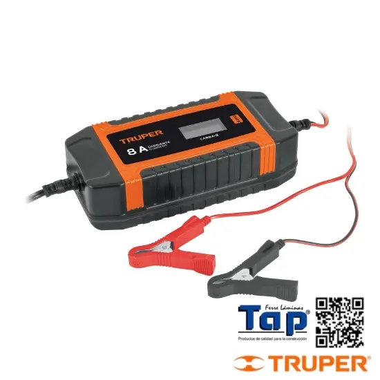 Imagen de CARGADOR 8 AMP P BATERIAS DE 12V/24V