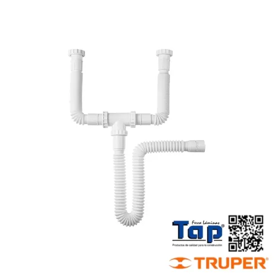 Imagen de CESPOL FLEXDOBLE P FREGADERO POLIPROPILENO 038 1-1/2"