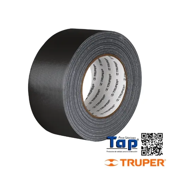 Imagen de CINTA NEGRA P DUCTO 30MX48MM ESPESOR 0.19MM TRUPER