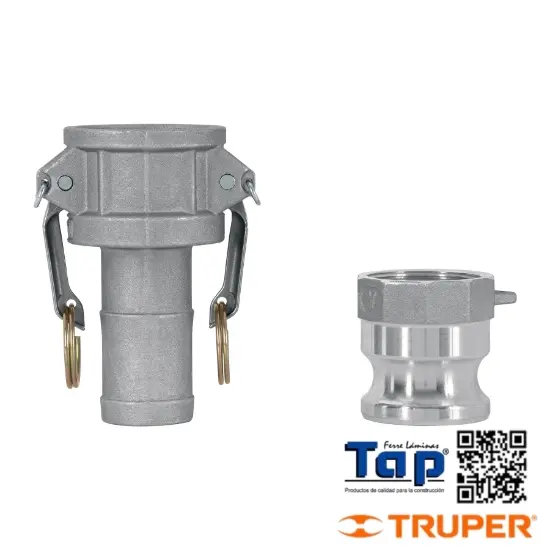Imagen de CONEXIONES RAPIDAS P MANGUERA DE 1.5"P MOTOBOMBA JGO