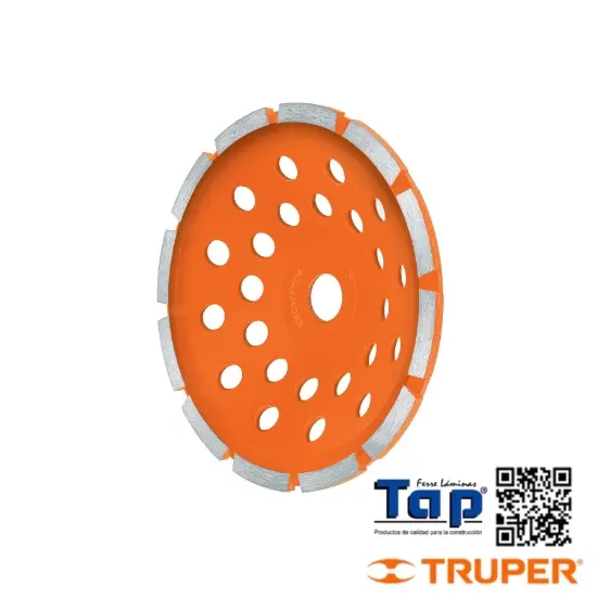 Imagen de COPA DIAMANTE 1 HILERA 178 7" X022 7/8" TRUPER