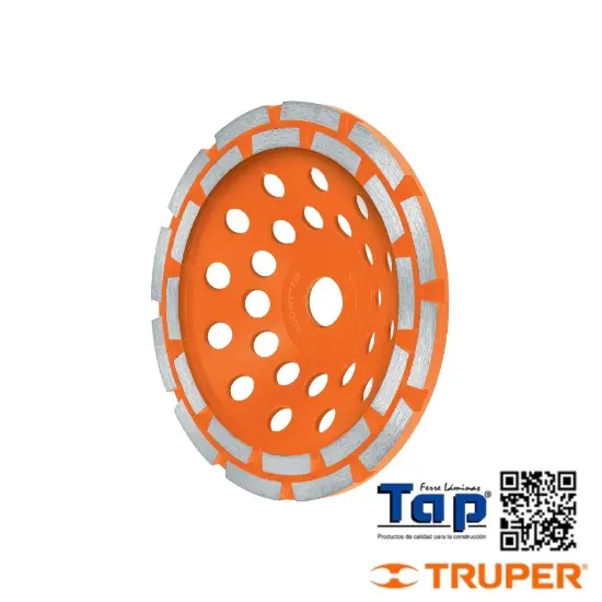 Imagen de COPA DIAMANTE DOBLE HILERA 178 7" X022 7/8" TRUPER