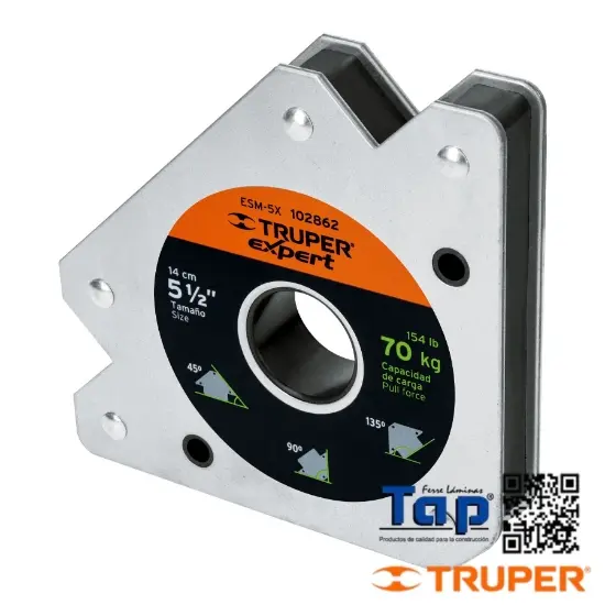 Imagen de ESCUADRA MAGNETICA P SOLDAR 139 5-1/2" CAPACIDAD 70 KG EXPER
