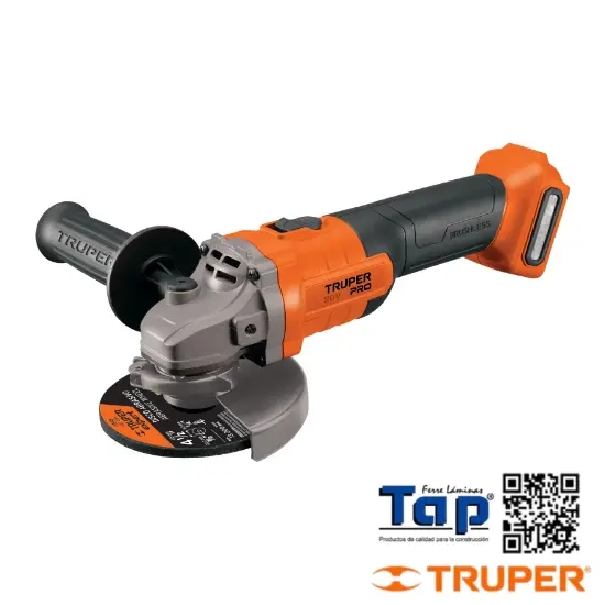 Imagen de ESMERILADORA 114 4-1/2" 20V SIN ACC TRUPER PRO