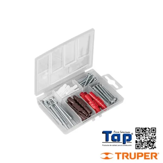 Imagen de ESTUCHE 26 TAQUETES 004 3/16" 006 1/4" 007 5/16" C/PIJAS #6