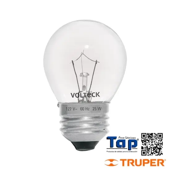 Imagen de FOCO INCANDESCENTE 25W P HORNO/REFRIGERADOR TRANSPARENTE