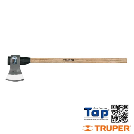 Imagen de HACHA LABOR ENTERA 088 3-1/2LB MANGO DE MAD 36" TRUPER