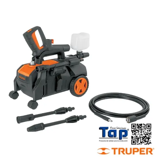 Imagen de HIDROLAVADORA ELECTRICA HORIZONTAL 1500 PSI TRUPER