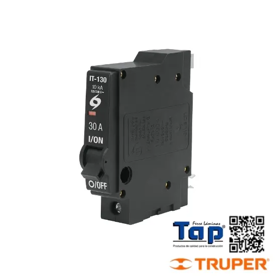 Imagen de INTERRUPTOR 1 POLO 30A ENCHUFABLE A GRANEL VOLTECK