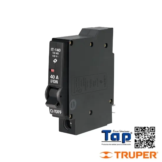 Imagen de INTERRUPTOR 1 POLO 40A ENCHUFABLE A GRANEL VOLTECK