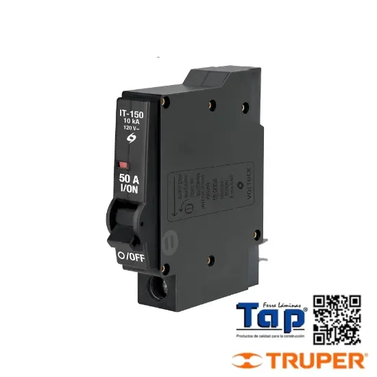 Imagen de INTERRUPTOR 1 POLO 50A ENCHUFABLE A GRANEL VOLTECK