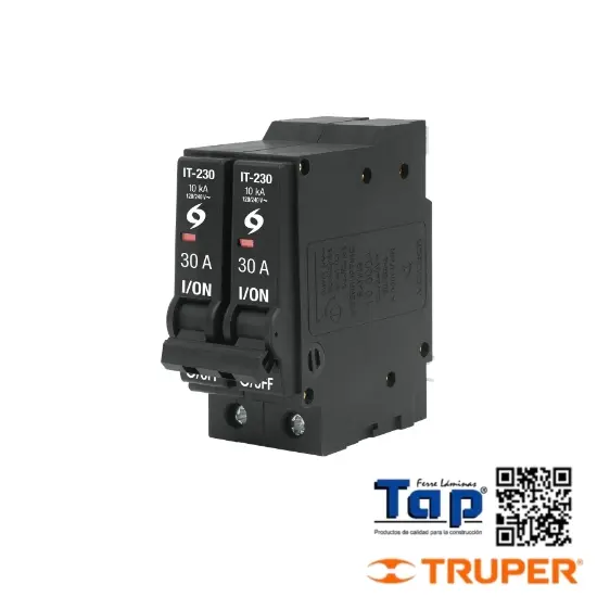 Imagen de INTERRUPTOR 2 POLOS 30A ENCHUFABLE A GRANEL VOLTECK
