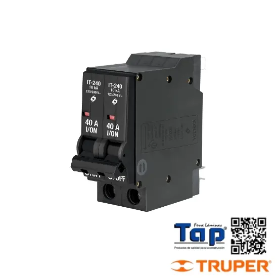 Imagen de INTERRUPTOR 2 POLOS 40A ENCHUFABLE A GRANEL VOLTECK