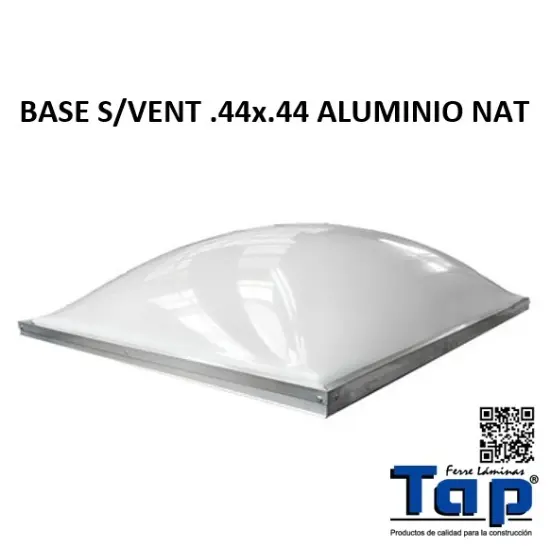 Imagen de BASE S/VENT .44x.44 ALUMINIO NAT