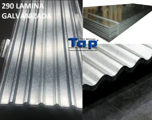 Imagen para la categoría 290 LAMINA GALVANIZADA Y PINTRO