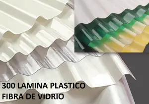 Imagen para la categoría 300 LAMINA PLASTICO FIBRA DE VIDRIO