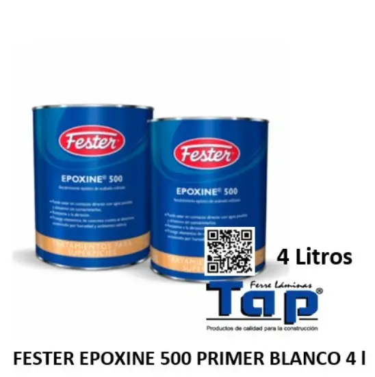 Imagen de FESTER EPOXINE 500 PRIMER BLANCO  4 l