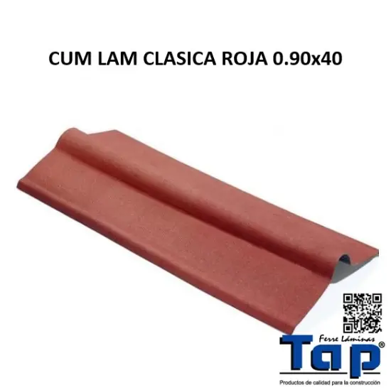 Imagen de CUM LAM CLASICA ROJA 0.90x40