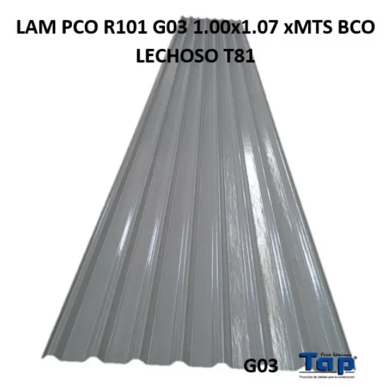 Imagen de LAM PCO R101 G03 1.00x1.07 xMTS BCO LECHOSO T81