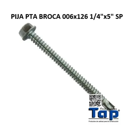 Imagen de PIJA PTA BROCA 006x126   1/4"x5" SP