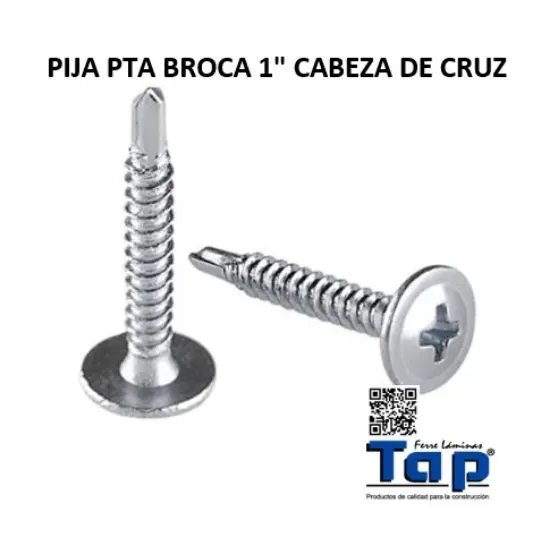 Imagen de PIJA PTA BROCA 1" CABEZA DE CRUZ