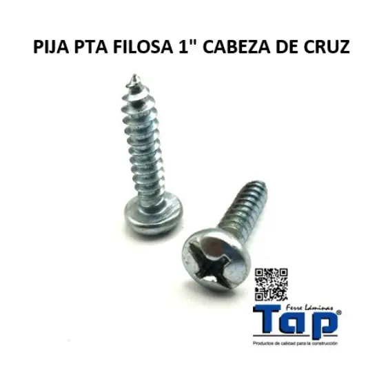 Imagen de PIJA PTA FILOSA 1" CABEZA DE CRUZ