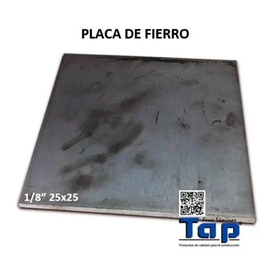 Imagen de PLACA FE 004 1/8" 25x25