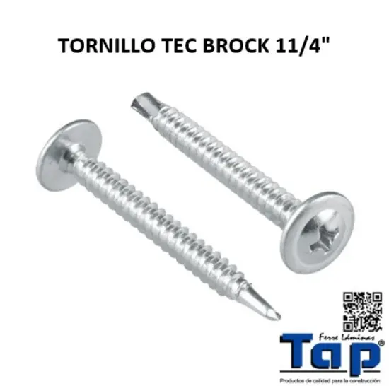 Imagen de TORNILLO TEC BROCK 11/4"