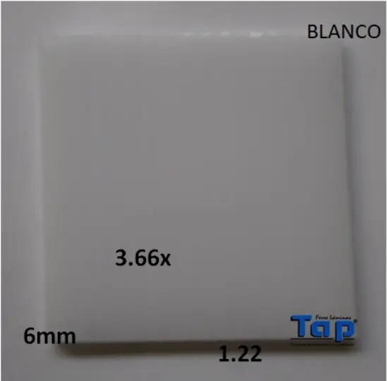 Imagen de POLI RE CEL 06 1.22X 3.66 BCO STARLINE
