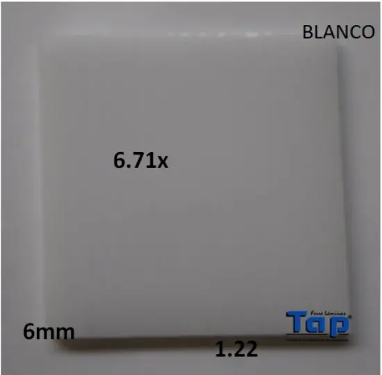 Imagen de POLI RE CEL 06 1.22X 6.71 BCO STARLINE