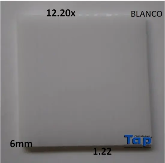 Imagen de POLI RE CEL 06 1.22X12.20 BCO STARLINE
