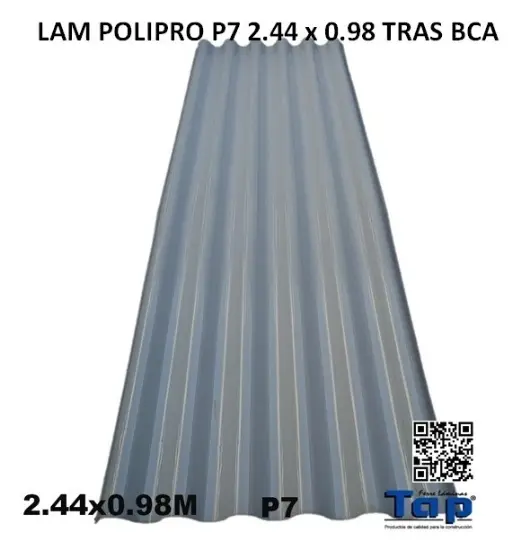 Imagen de LAM POLIPRO P7 2.44 x 0.98 TRAS BCA