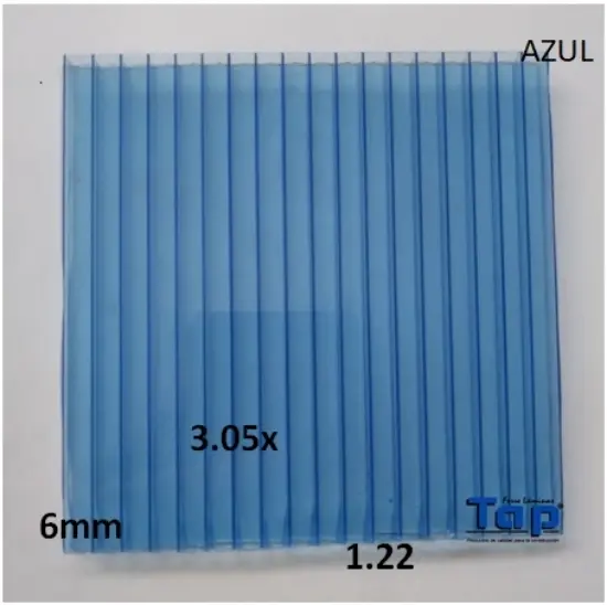 Imagen de POLI CEL 06 1.22X 3.05 AZU MULTIWALL