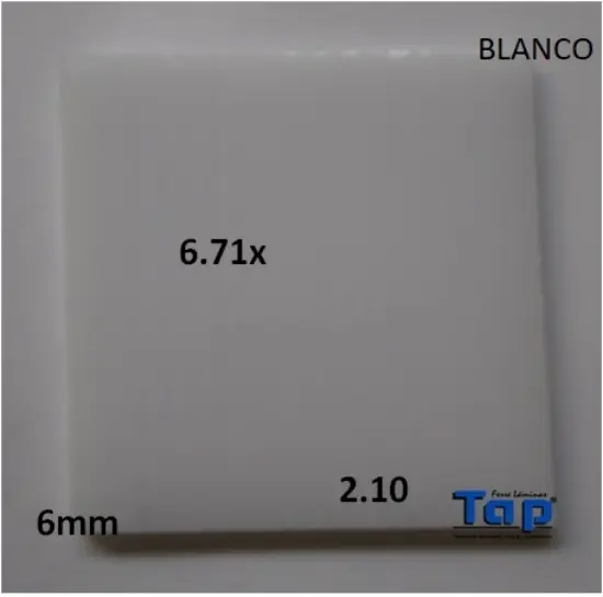 Imagen de POLI RE CEL 06 2.10X 6.71 BCO STARLINE
