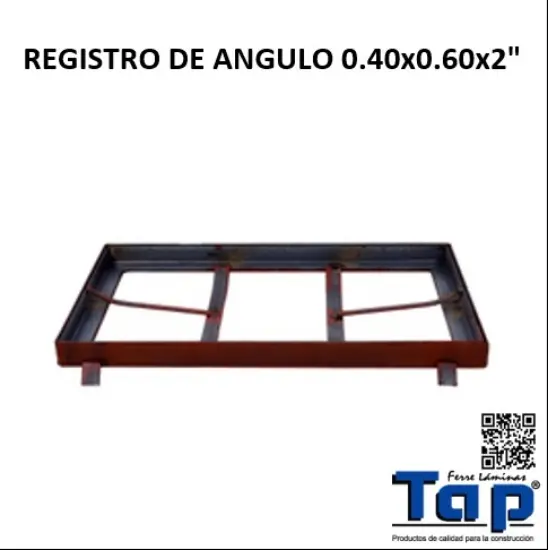 Imagen de REGISTRO DE ANGULO 0.40x0.60x2"