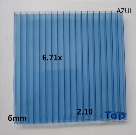Imagen de POLI CEL 06 2.10X 6.71 AZU MULTIWALL
