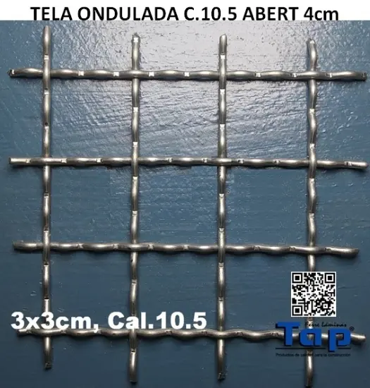 Imagen de TELA ONDULADA C.10.5 ABERT 4cm