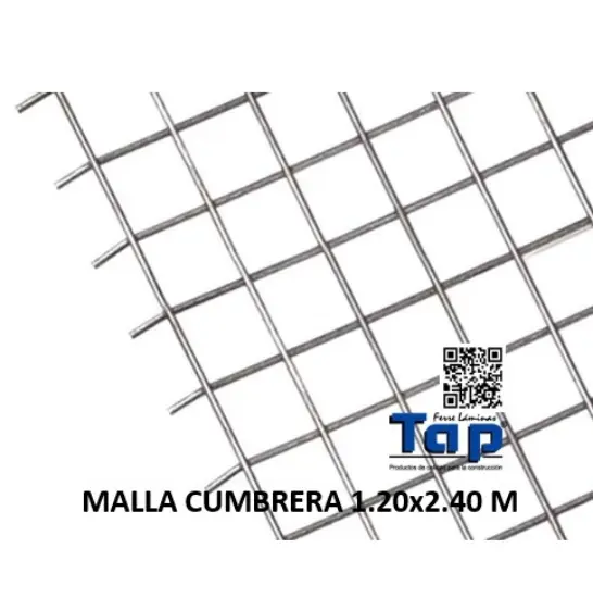 Imagen de MALLA CUMBRERA 1.20x2.40 M