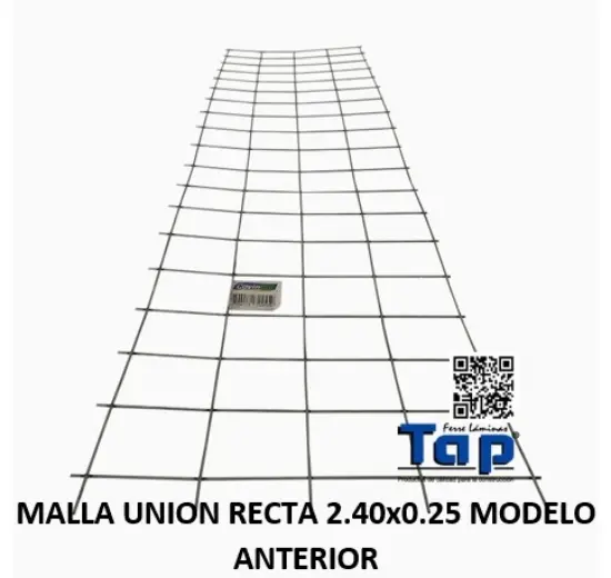 Imagen de MALLA UNION RECTA 2.40x0.25 MODELO ANTERIOR
