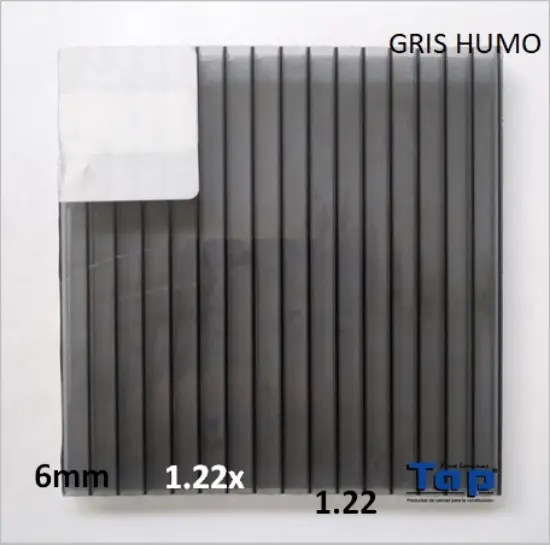 Imagen de POLI CEL 06 1.22X 1.22 GRIS HUMO MULTIWALL