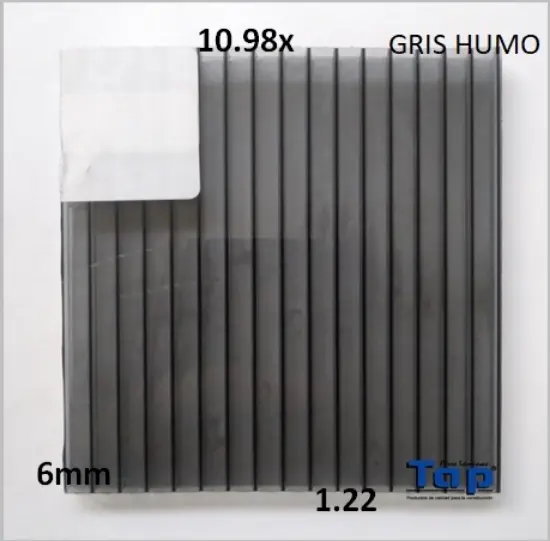 Imagen de POLI CEL 06 1.22X10.98 GRIS HUMO MULTIWALL