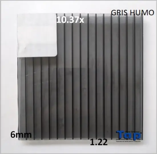 Imagen de POLI CEL 06 1.22X10.37 GRIS HUMO MULTIWALL