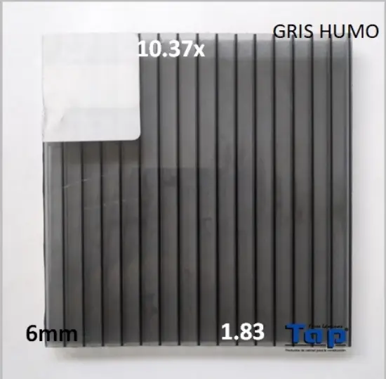 Imagen de POLI CEL 06 1.83X10.37 GRIS HUMO MULTIWALL