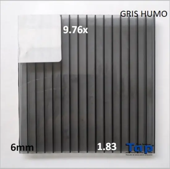 Imagen de POLI CEL 06 1.83X 9.76 GRIS HUMO MULTIWALL
