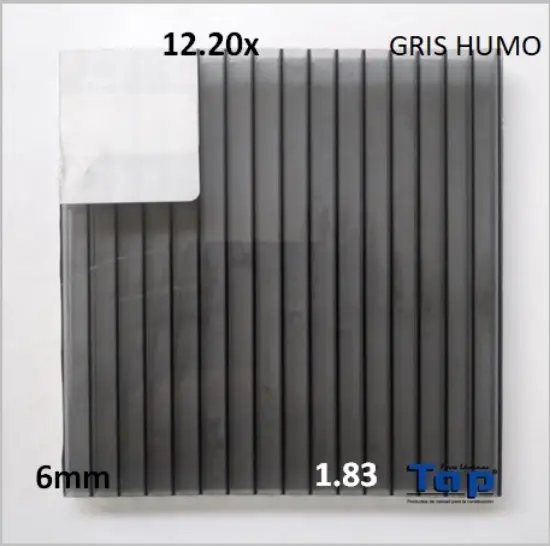 Imagen de POLI CEL 06 1.83X12.20 GRIS HUMO MULTIWALL