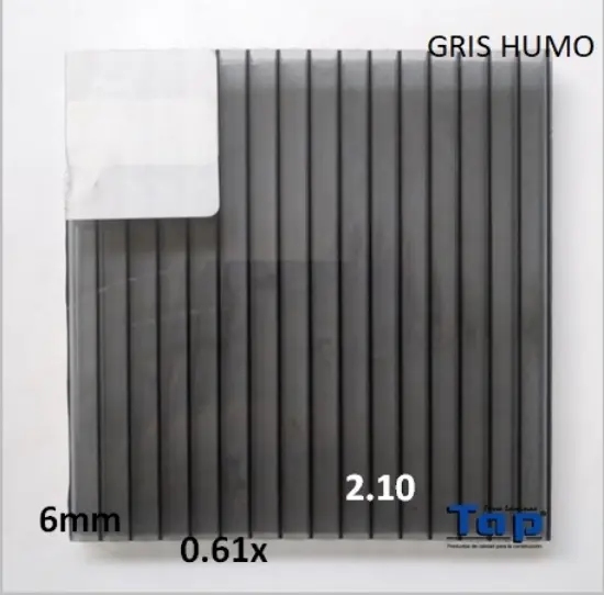 Imagen de POLI CEL 06 2.10X 0.61 GRIS HUMO MULTIWALL