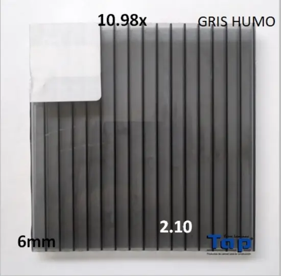 Imagen de POLI CEL 06 2.10X10.98 GRIS HUMO MULTIWALL