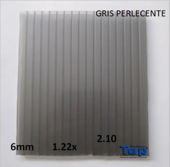 Imagen de POLI CEL 06 2.10X 1.22 GRIS PRL MULTIWALL