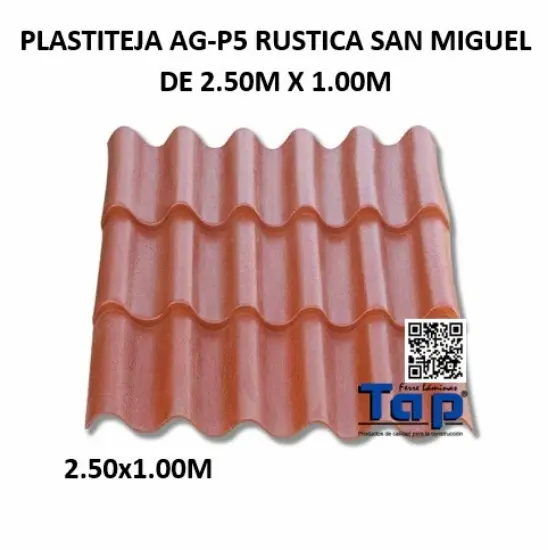 Imagen de PLASTITEJA AG-P5 RUSTICA SAN MIGUEL DE  2.50M X 1.00M